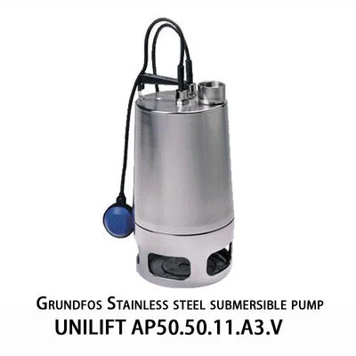 Grundfos Ap50 Stainless Steel Submersible Pump Is Suitable for Pumping Surface Water and Groundwater