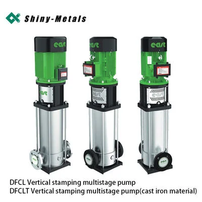 East Manufacturer Direct Sales Stainless Steel Vertical Multi-Stage Pump Stamping High-Rise Water Supply Pump